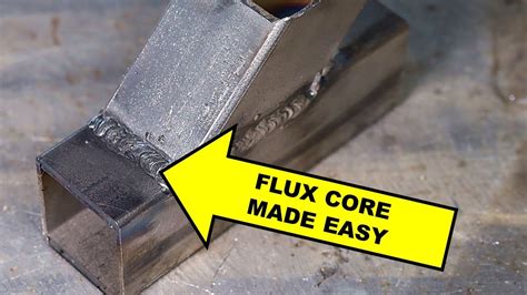 weld sheet metal with flux core|mig flux core welding basics.